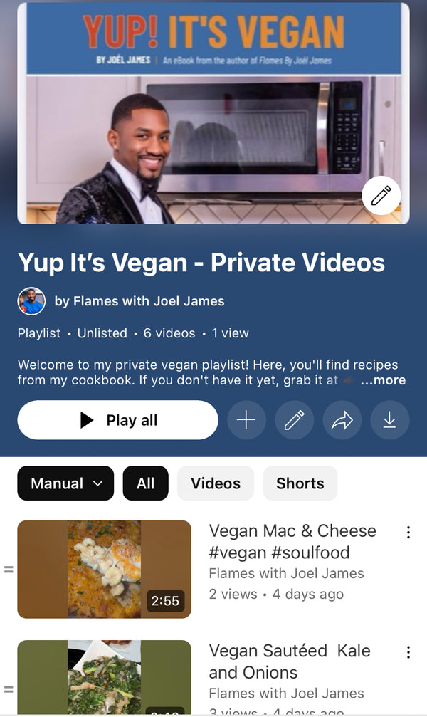 Yup It's Vegan DIGITAL EBOOK includes video demonstrations