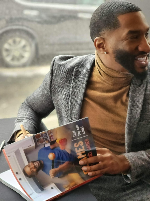 Hardcover  Flames with Joel James Cookbook - NOT VEGAN